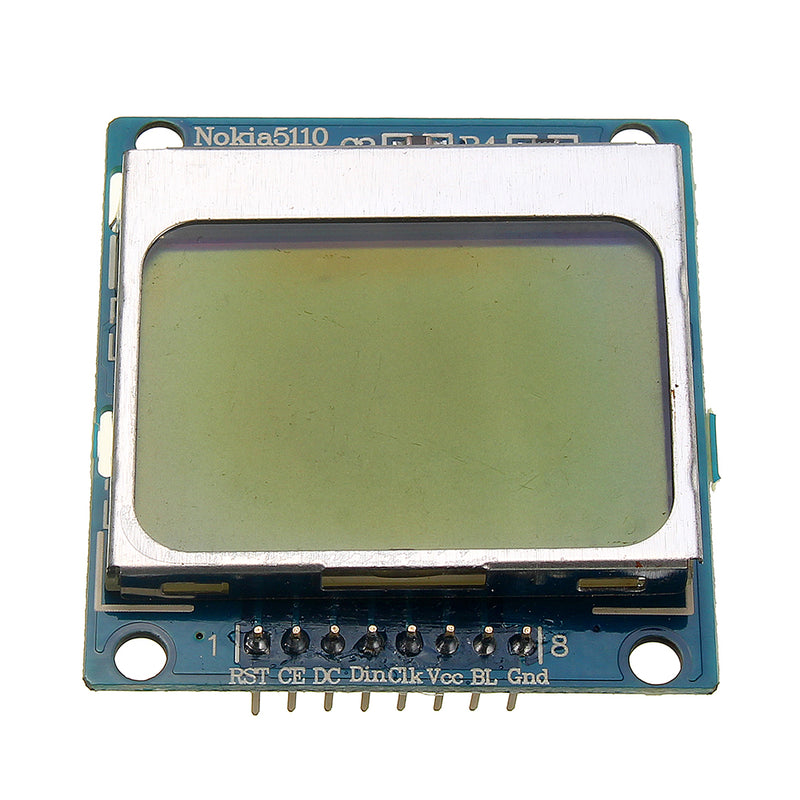 5pcs 5110 LCD Screen Display Module SPI Compatible With 3310 LCD For  Development