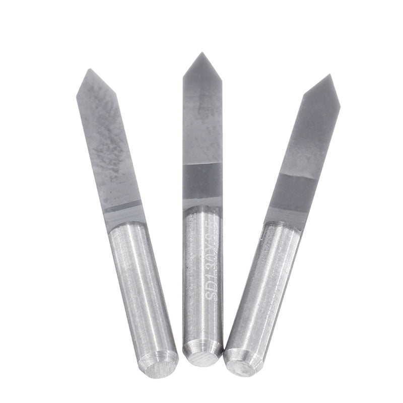 3.175mm Shank 60 Degree 0.1/0.2/0.3/0.4/0.5mm Flat Bottom PCB Engraving Bit CNC Tool
