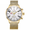 MINI FOCUS MF0135G Waterproof Business Style Men Wrist Watch Date Display Quartz Watch