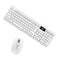 FD IK1600 2.4GHz Wireless Keyboard & Mouse Combo Set 104 Keys Silent Keyboard 1600DPI Mouse with USB Receiver for Computer Laptop PC