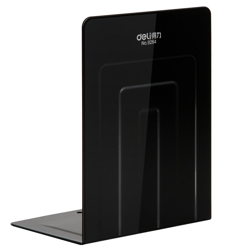 XIAOMI Ecosystem Deli 9264 Metal Iron Bookends Book Stand Desktop Books Files Organizer Anti-slip Documents Holder