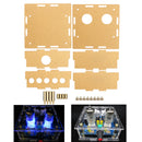 Transparent Acrylic Housing Shell For 6J1 Tube Preamplifier Amplifier Module Case