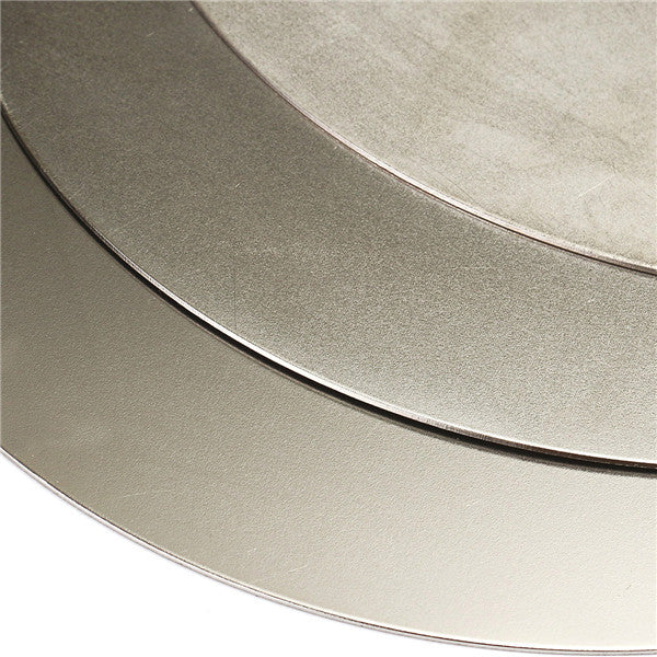 3pcs 8 Inch Diamond Coated Flat Lap Wheel 600/1200/2000 Grit Lapidary Grinding Polishing Wheel