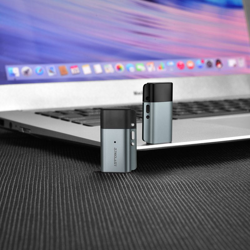 TECLAST AES 256 Fingerprint Encryption 16GB 32GB USB 2.0 Dark Grey Flash Drive