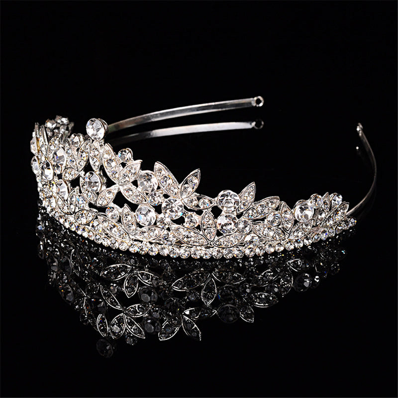 Wedding Jewelry Pageant Crown Headband Crystal Rhinestone Bridal Princess Tiara Headband