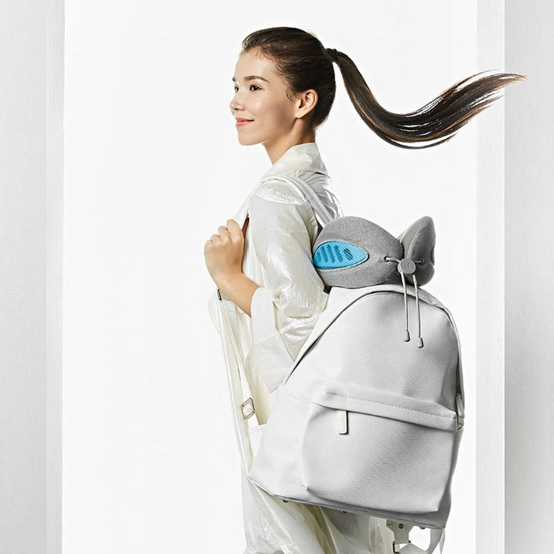 LEFAN Double Elastic Breathable U-Shaped Pillow from Xiaomi Youpin Through Hole Ventilation Design Ice Feeling Fabric Washable Pillow