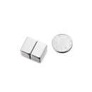 2Pcs15 x 10 x 10mm N42 Powerful Creative NdFeB Cube Magnetic Toys For Kid Adult DIY