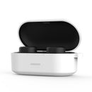 QCY T1S QS2 T2C Earphone Storage Bag Soft Silicone Shockproof Earphone Charging Box Cover Case with Metal Hook