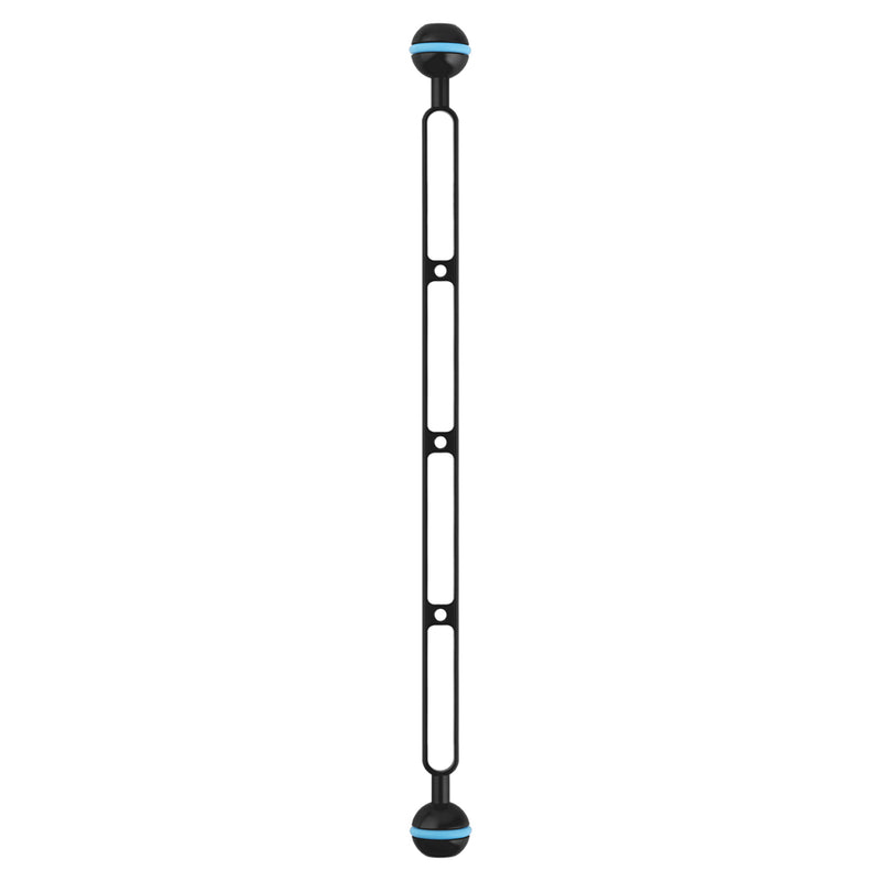 5/8/12 inch Double Ball Hollow Diving Flashlight Extend Bracket Arm Support Underwater