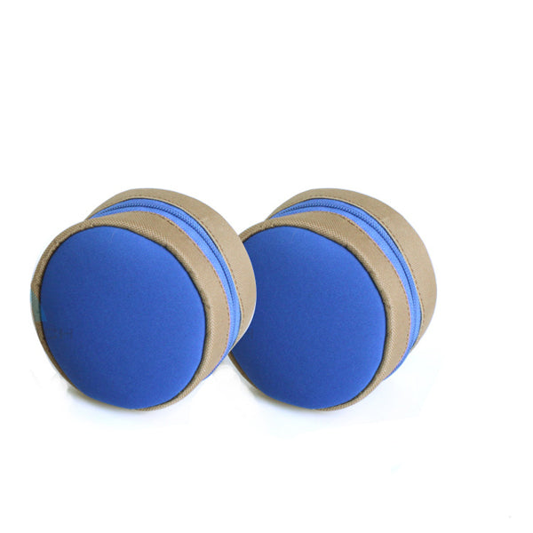 MAXCATCH 105*105*80MM Zippered Fly Reel Pouch  Fishing Reel Protecting Bag