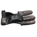 1Pcs Archery Finger Protect Glove 3 Finger Pull Bow Leather Shooting Glove  for Archery Hunting Shooting