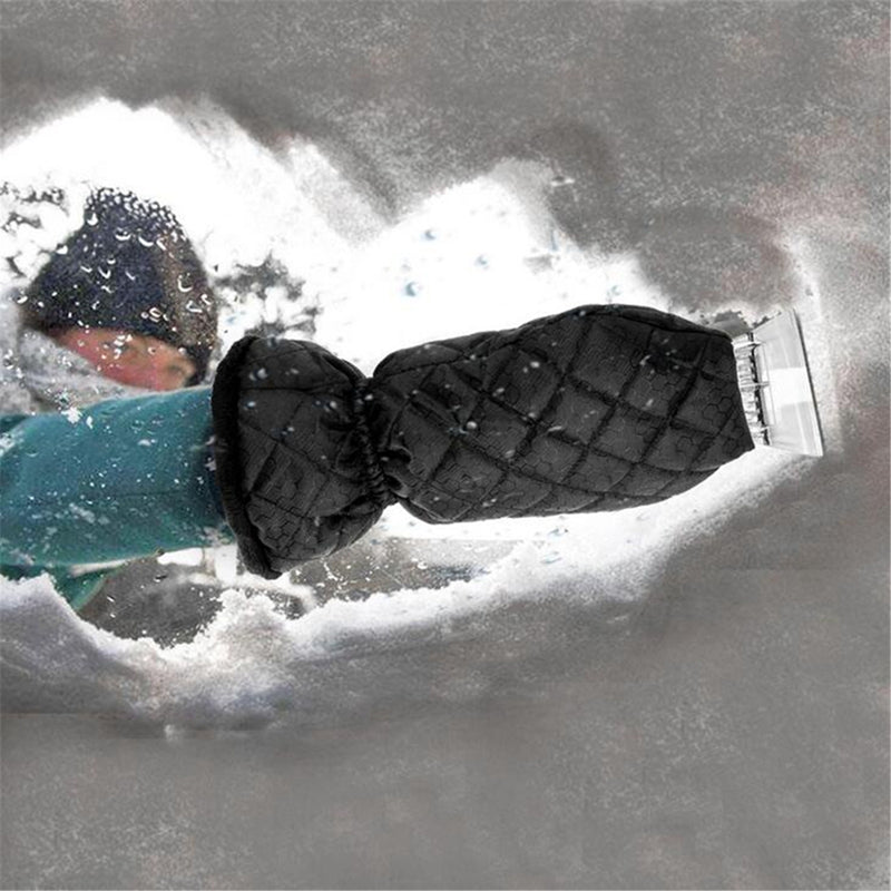 Car-stying Snow Scraper Removal Glove 420D Jacquard Oxford Cloth Cleaning Snow Shovel Ice Scraper To