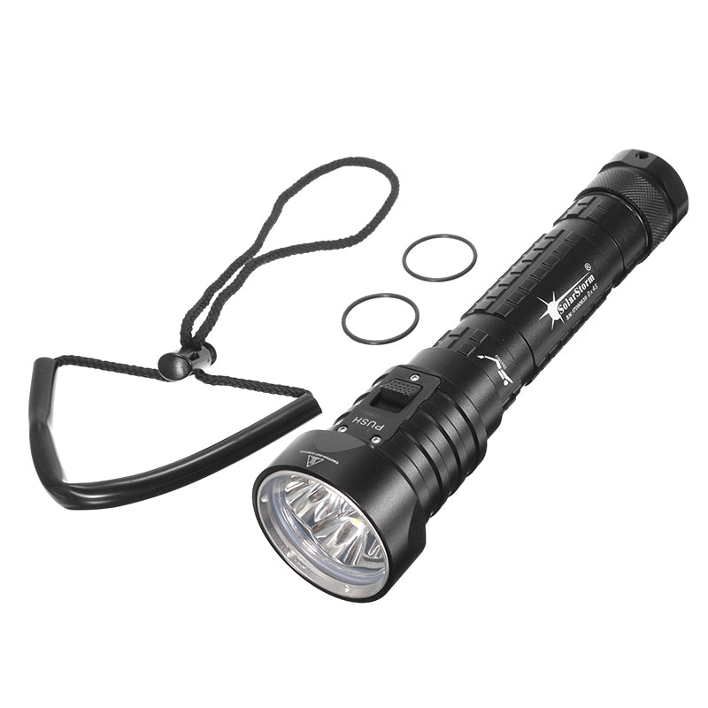 Solarstorm DX4S 4 x L2 U2 3200LM Diving LED Flashlight 60M