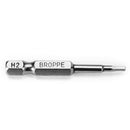 Broppe 8pcs 50mm H1.5-H8 Hex Head Screwdriver Bit 1/4 Inch Hex Shank Magnetic Screwdriver Bits