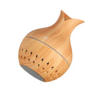 7 Colors USB Mini Wood Grain Air Purifier Humidifier Aroma Essential Oil Diffuser LED Lights