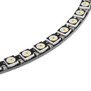 3pcs 1/4 60x 5050 RGBW 4500K LED With Integrated Drivers Natural White Ring With One Quarter Ring