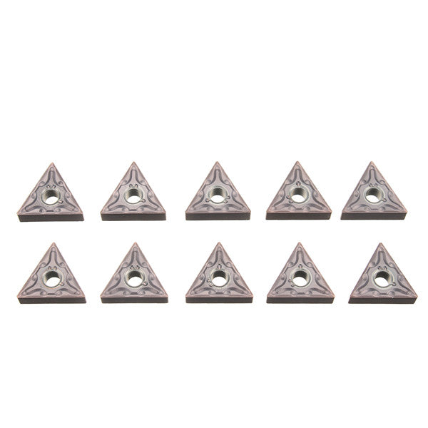10Pcs TNMG160404-MA VP15TF CNC Carbide Inserts Lathe Turning Tool Holder Inserts