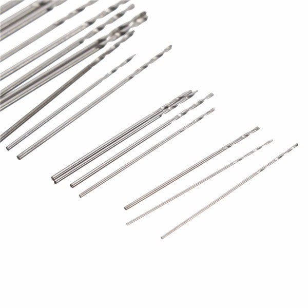 20pcs 0.3-1.6mm HSS Micro Twist Drill Bit Set Straight Shank Twist Drill Bits