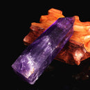 8cm 1pc Natural Purple Quartz Healing Health Crystal Pendant Charm DIY Accessories