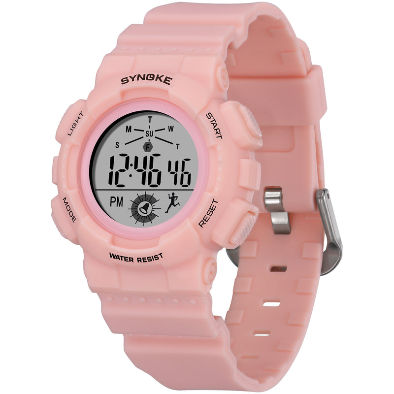 SYNOKE 9111 Children Watch 3ATM Waterproof Luminous Display Student Outdoor Sport Digital Watch