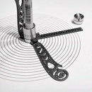 Multifunctional Magnetic Drawing Ruler Wrench Mini Compass Protractor Portable Measurement Bottle Opener