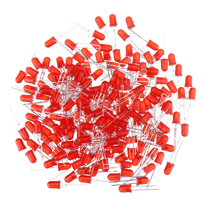 600pcs 5MM Red LED Diode Round Diffused Red Color Light Lamp F5 DIP Highlight