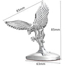 3D Emblem Angel Eagle Auto Car Front Cover Chrome Hood Ornament Badge Bonnet
