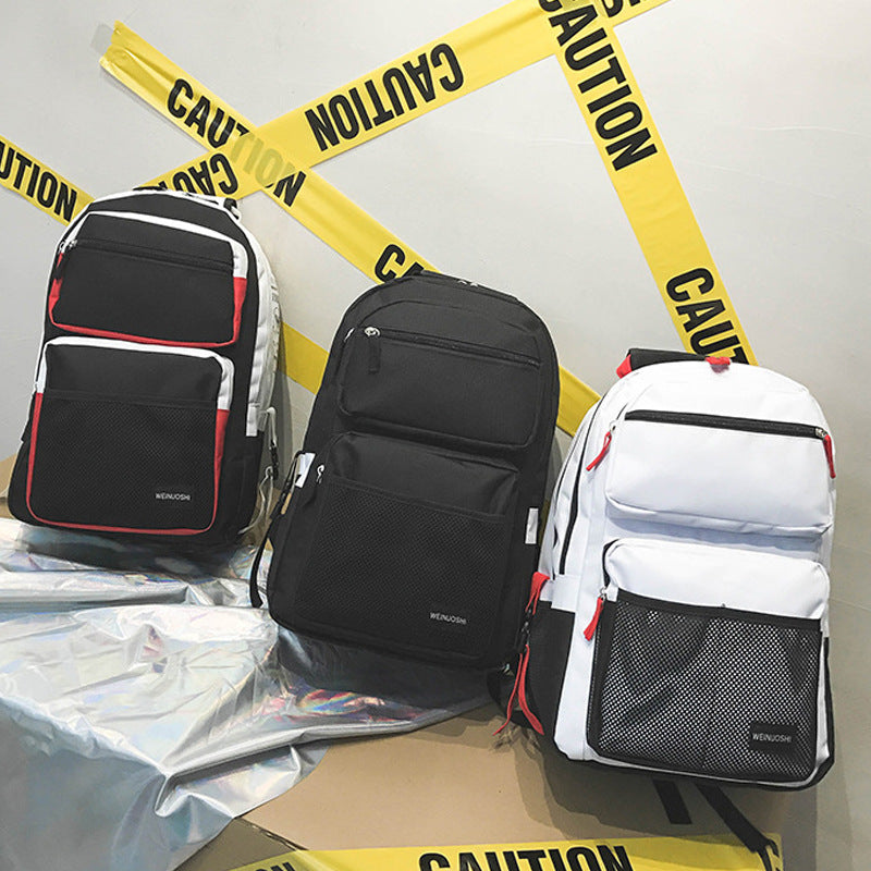 YK181 Large Capacity Backpack Womens Waterproof Shoulder Bag Laptop Bag Casual Travel Backpack