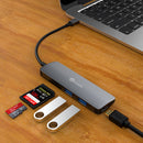 BIAZE ZH83 5-in-1 Type-C to HDMI Converter USB 3.0 High Speed TF SD Card Reader Multifunctional Adapter USB Hub