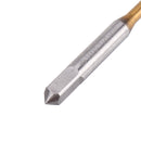 Drillpro M3-M12 Machine Screw Plug Tap Drill Steel Titanium Coated Straight Flute Hand Tap