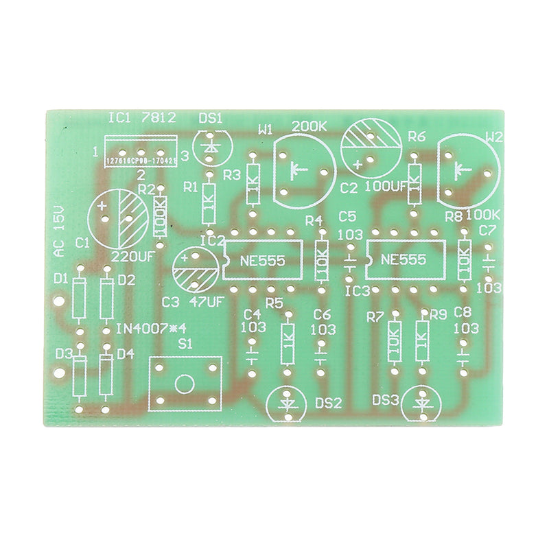 10pcs 555 Trigger Circuit Student Soldering Practice Board Electronic Production DIY Kit