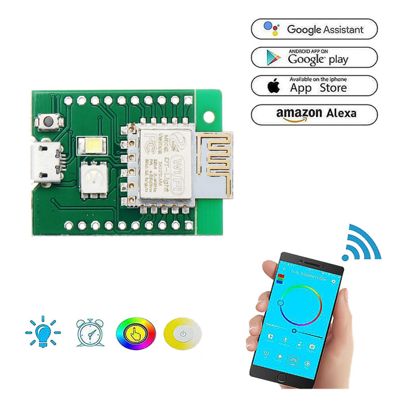 5pcs DT-Light Intelligent 2 Generation Development Board Built in APP and Cloud Service WIFI Signal Amplifier WIFI Repeater For Ardunio NODEMCU Eclipse