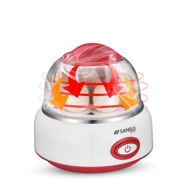 SANSUI ZC-80E Egg Boiler Automatic Steam Egg Steamer Mini Multi Functional Breakfast Machine
