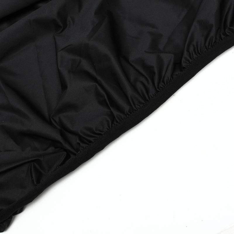 Black Polyester All Weather Protective Snow Thrower Cover 158x77x110cm