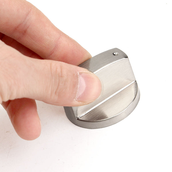 Universal Silver Gas Stove Knobs Cooker Oven Hob Control  Switch