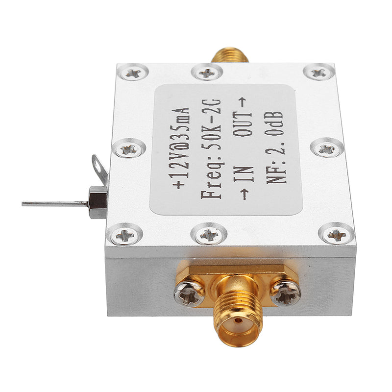 50K-2G LNA Low Noise Amplifier High Gain 31DB@0.5G Flatness RF Amplifier