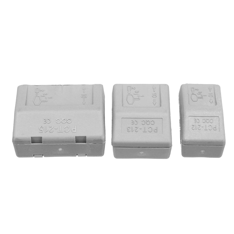 Excellway 60Pc 2/3/5 Hole Electrical Connectors Wire Block Electrical Wire Connector Terminal