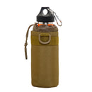 KALOAD 19x8cm Tactical Water Bottle Bag Kettle Pouch Water Cup Waist Shoulder Bag
