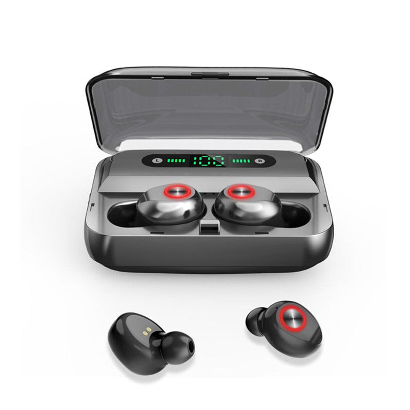 T10B TWS bluetooth 5.0 Earphone Wireless Stereo Headphones IPX7 Waterproof With Three LED Display Smart Charging Box