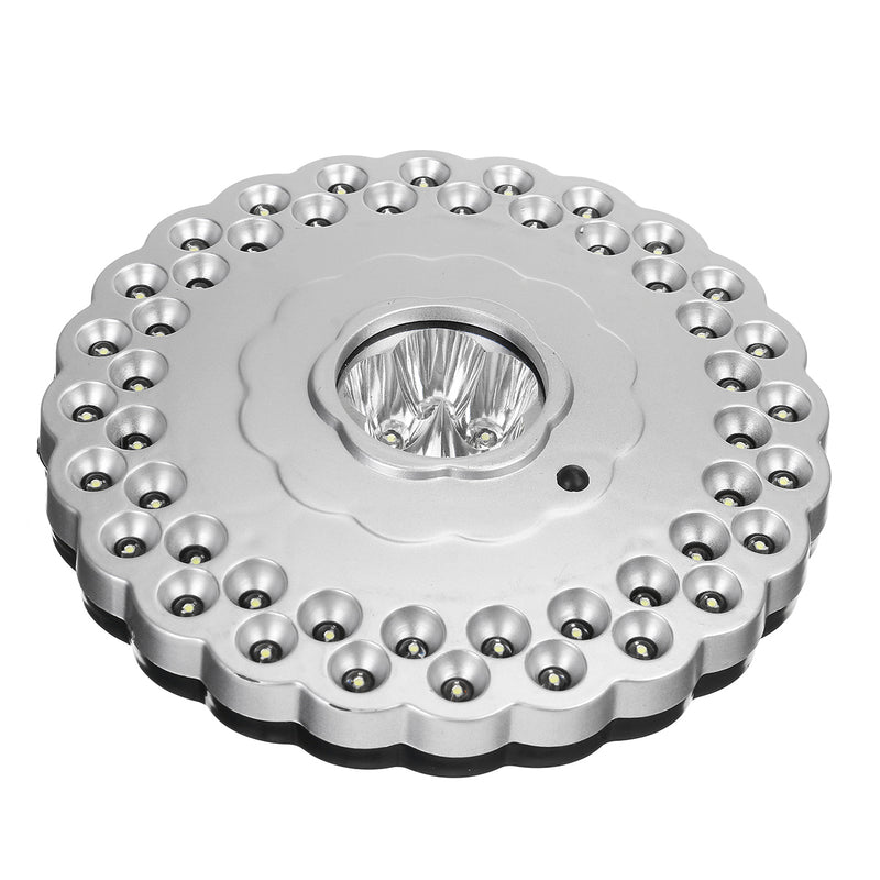 Outdoor 48+5LED Camping Lantern Garden Yard Night Light Umbrella Tent Lamp