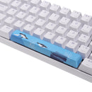 Five-sided Dyesub PBT OEM Profile Penguin Space Bar 6.25u Novelty Keycap for GK61 Black Case and Cherry MX Switch Keyboard