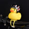 Cartoon Yellow Silica Broken Wind Duck Helmet Head Horn Motorcycle Bicycle Light Shining Mountain Bike Handlebar Head Light Bell Accessories