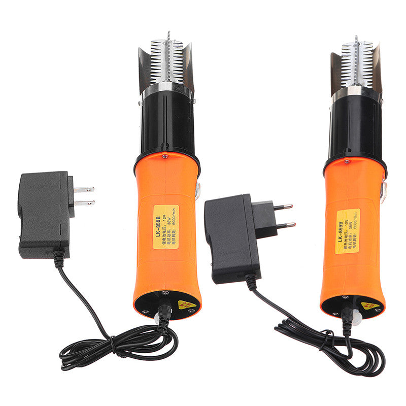 ZANLURE 4 Side 12V 2000mAh Electric Fish Skin Scaler Descaler Scale Scraper Knife-GD Fishing Tool