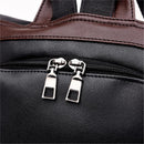 Leather School Bag Teenage Travel Camping Backpack Waterproof Shoulder Bag Handbag