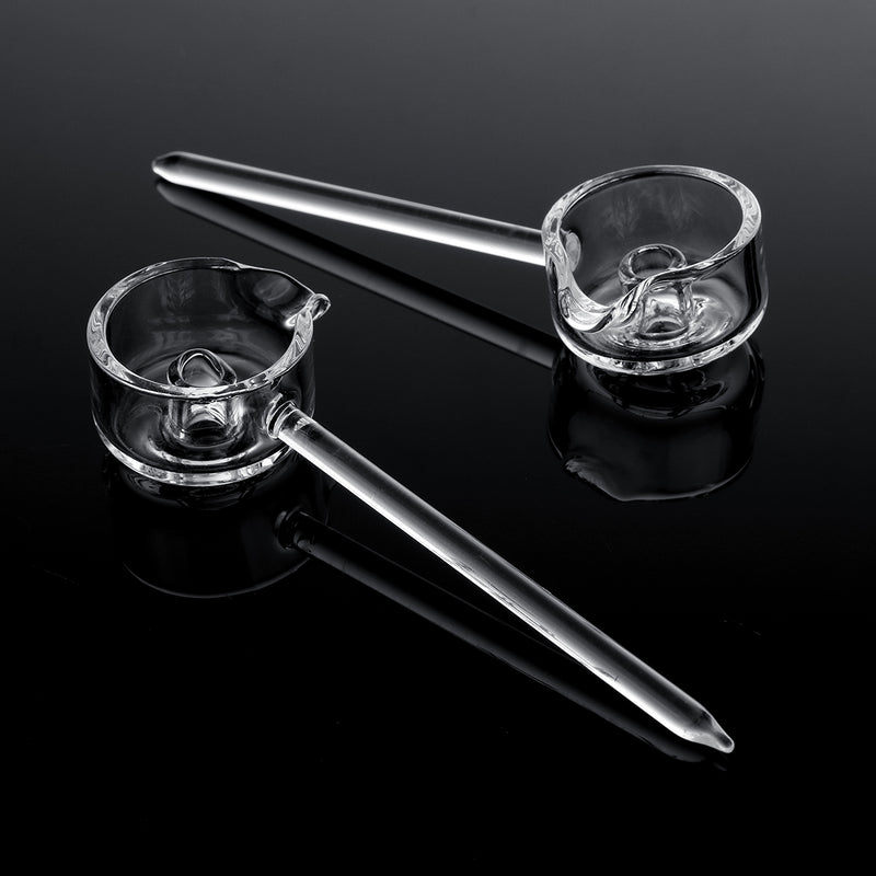 2PCS Clear Glass Carb Cap For Quartz Banger Nail Titanium Nail