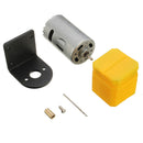 Machifit 12-24V Lathe Press Motor with Drill Chuck and Mounting Bracket Gear Motor
