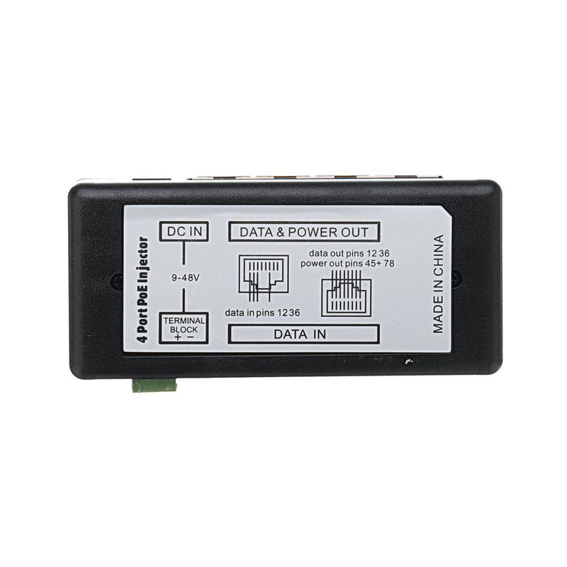 3pcs 4Ports POE Injector POE Splitter for CCTV Network POE Camera Power Over Ethernet IEEE802.3af