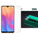 For Xiaomi Redmi 8 Bakeey Anti-Explosion Tempered Glass Screen Protector + Bakeey 2PCS Anti-Scratch Phone Lens Protector