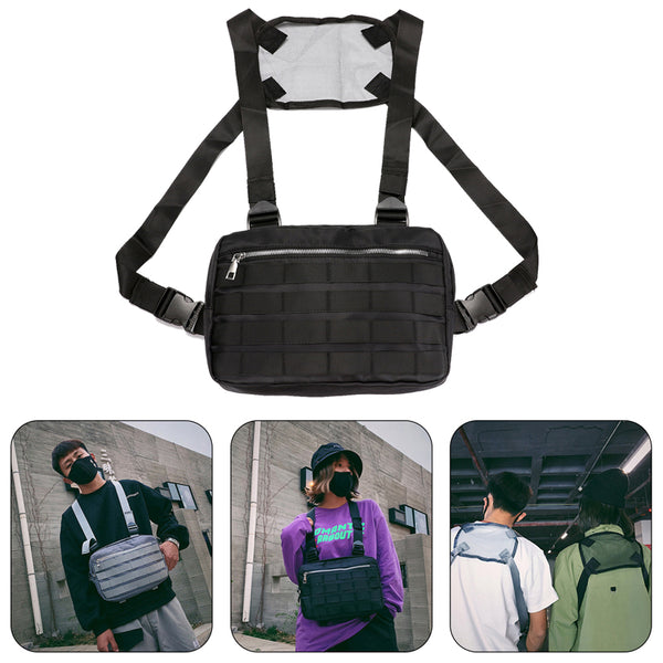 Tactical Bag Nylon Waterproof Shoulder Vest Bag Outdoor Hunting Crossbody Bag