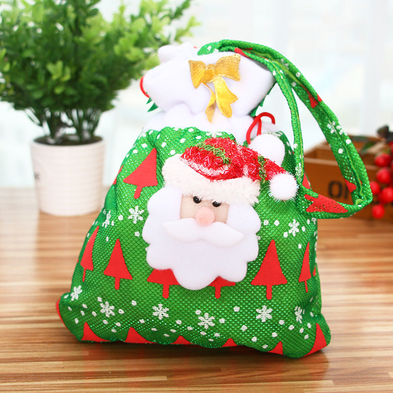 Christmas Gift Bag For Candy Christmas Gift Bags Christmas Ornament Decoration Santa Claus